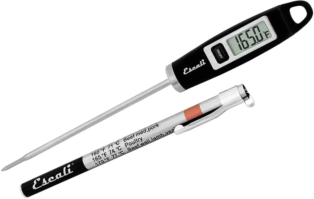Escali DH1 Gourmet Meat Thermometer, Black