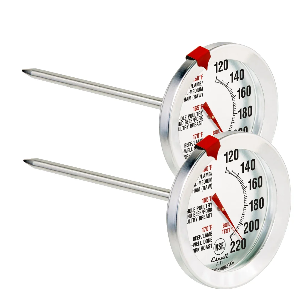 Escali AH1 Oven-Safe Meat Thermometer, 2-pack